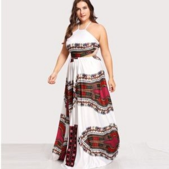 🎁Halter top maxi gown multi colors - Picture 2 of 3